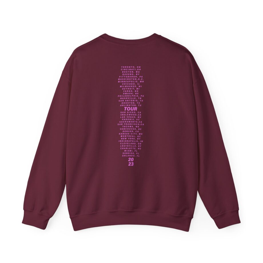 Pink Trustfall Praise Unisex Heavy Blend™ Crewneck Sweatshirt
