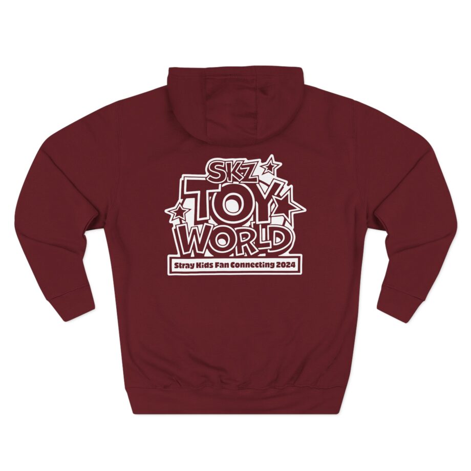 Stray Kids Fan Connecting 2024 Skz Toy World Three-Panel Fleece Hoodie