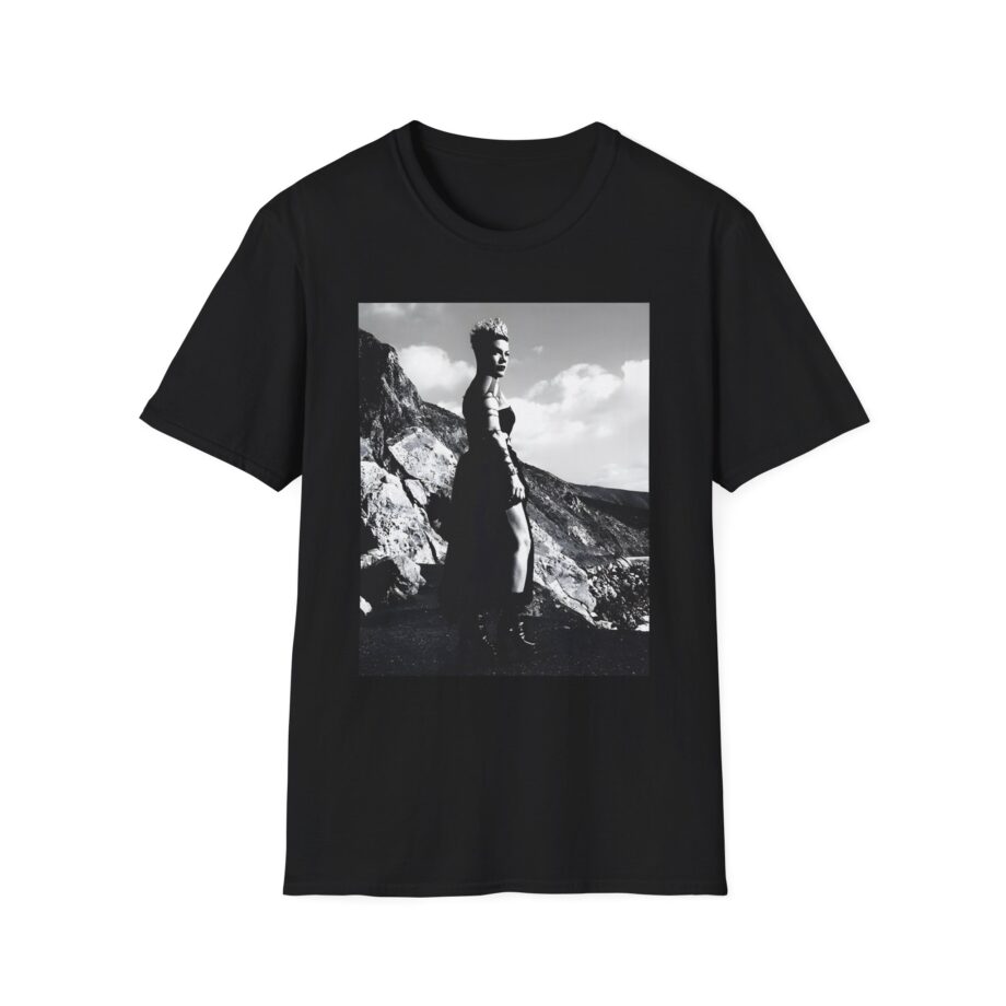 P!nk Trustfall Charcoal Unisex Softstyle T-Shirt