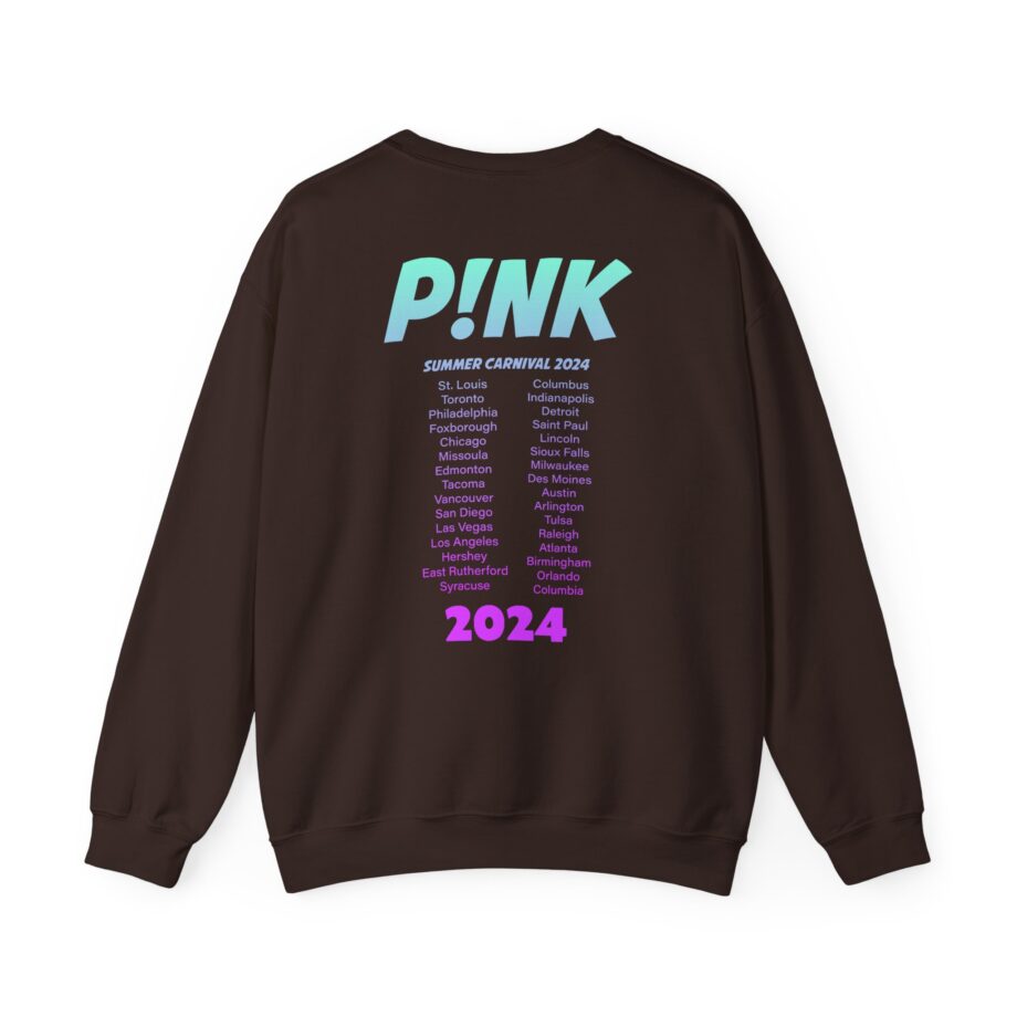 Pink Burst 2024 Tour Unisex Heavy Blend™ Crewneck Sweatshirt