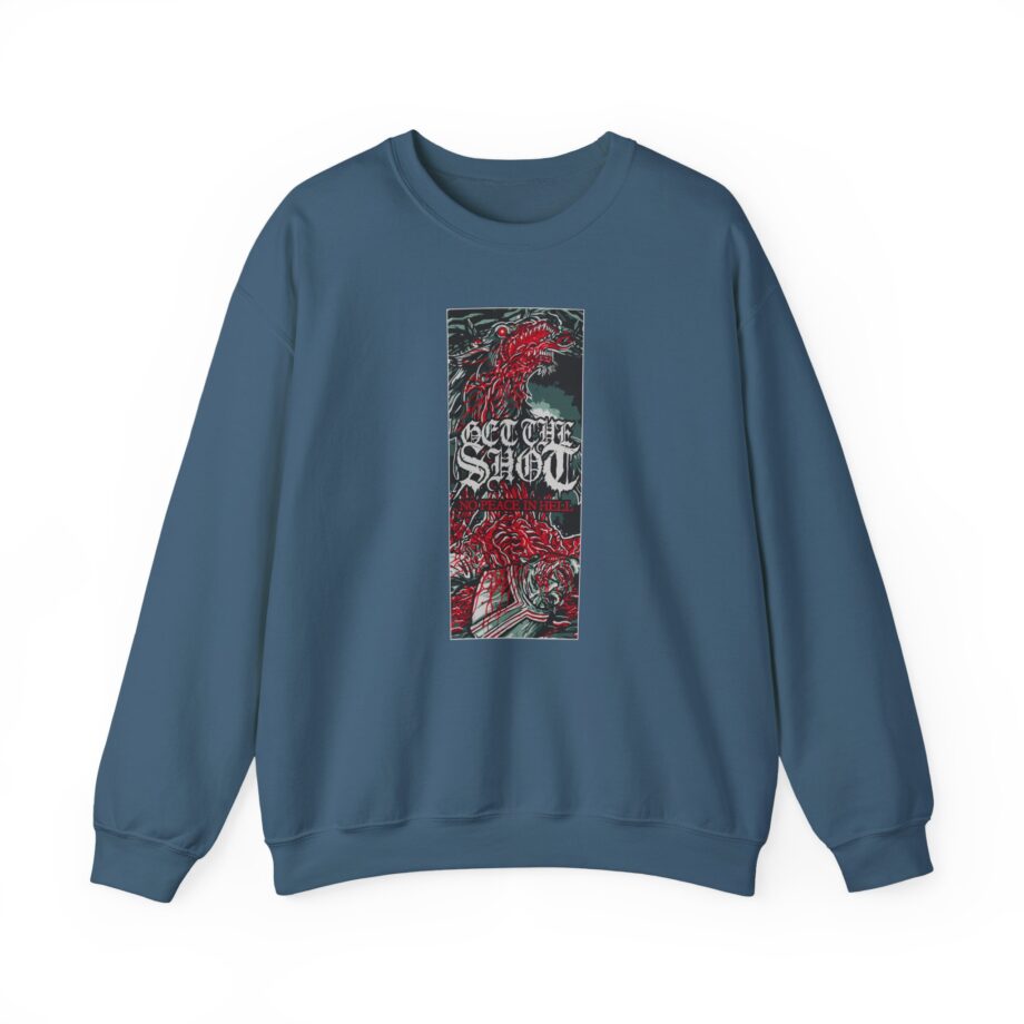 Get the Shot No Peace in Hell Unisex Heavy Blend™ Crewneck Sweatshirt