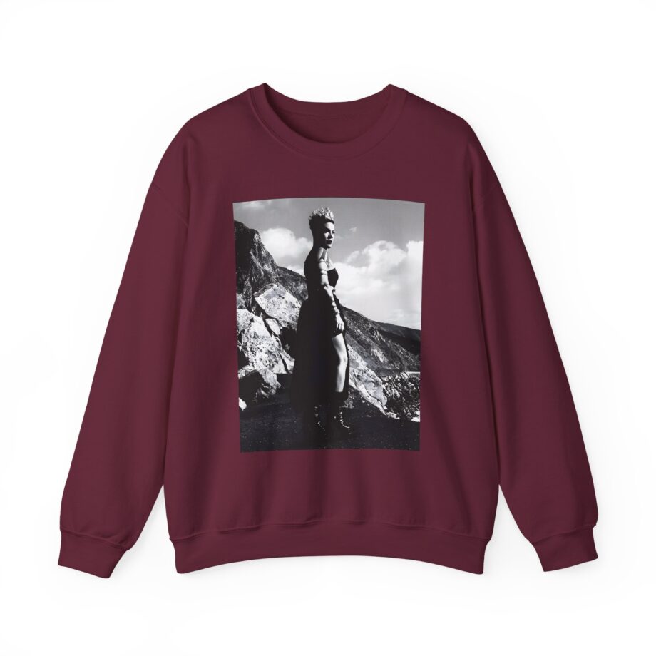 P!nk Trustfall Charcoal Unisex Heavy Blend™ Crewneck Sweatshirt