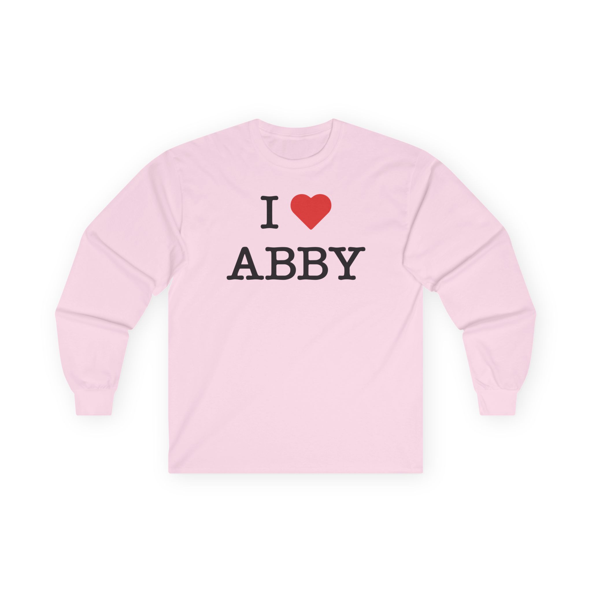 Jon Marianek I Love Abby Unisex Ultra Cotton Long Sleeve Tee