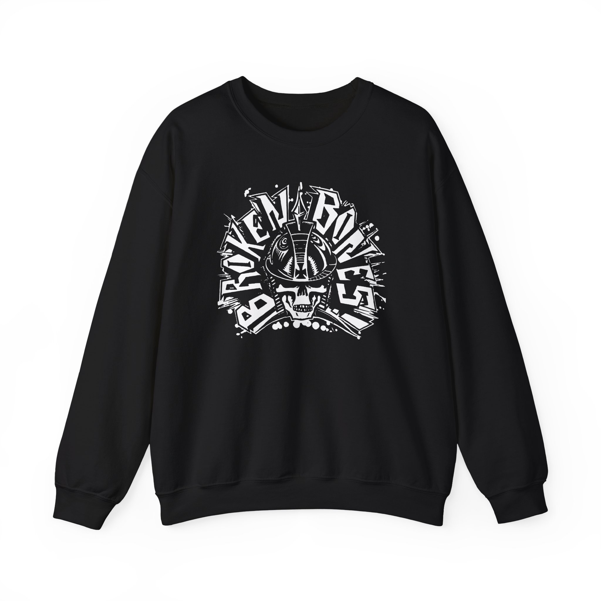 Broken Bones Skull Logo Unisex Heavy Blend Crewneck Sweatshirt