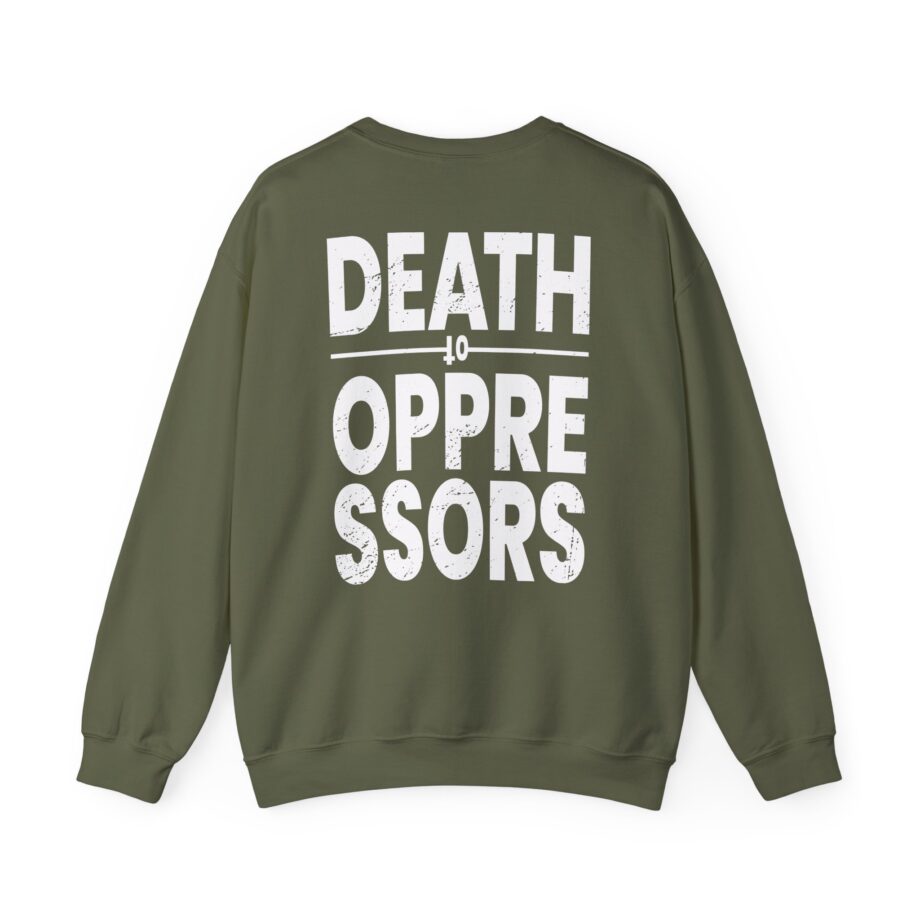 Get the Shot Death to Oppressors Unisex Heavy Blend™ Crewneck Sweatshirt
