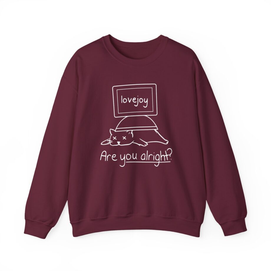 Lovejoy are you alright Unisex Heavy Blend™ Crewneck Sweatshirt