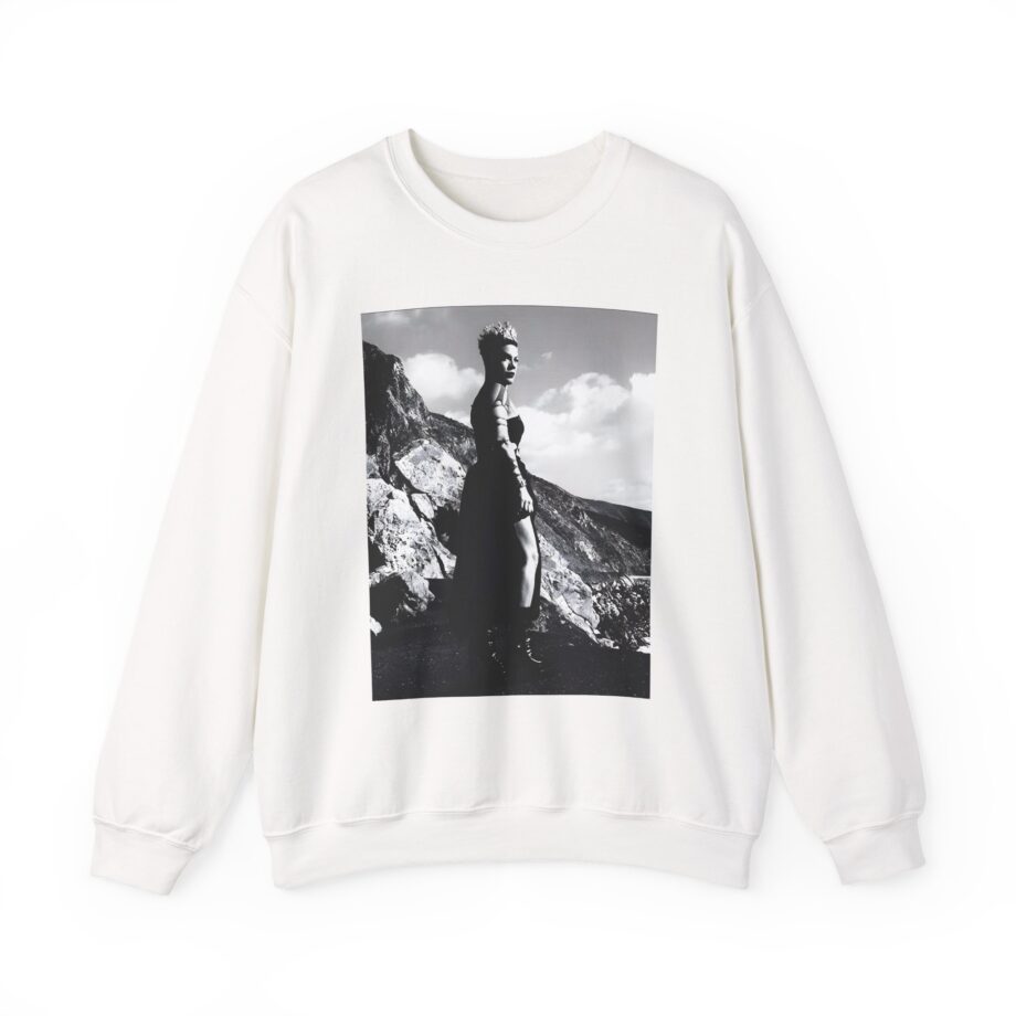 P!nk Trustfall Charcoal Unisex Heavy Blend™ Crewneck Sweatshirt