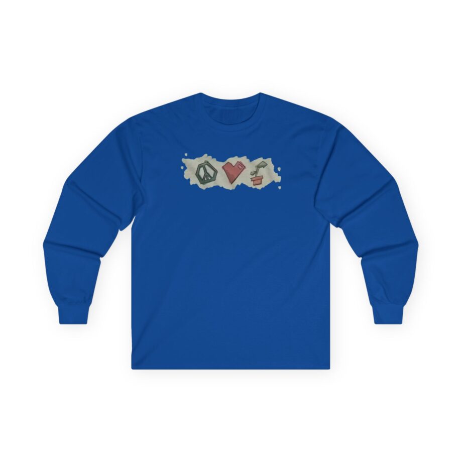 Mumbo Jumbo Peace, Love and Plants Unisex Ultra Cotton Long Sleeve Tee