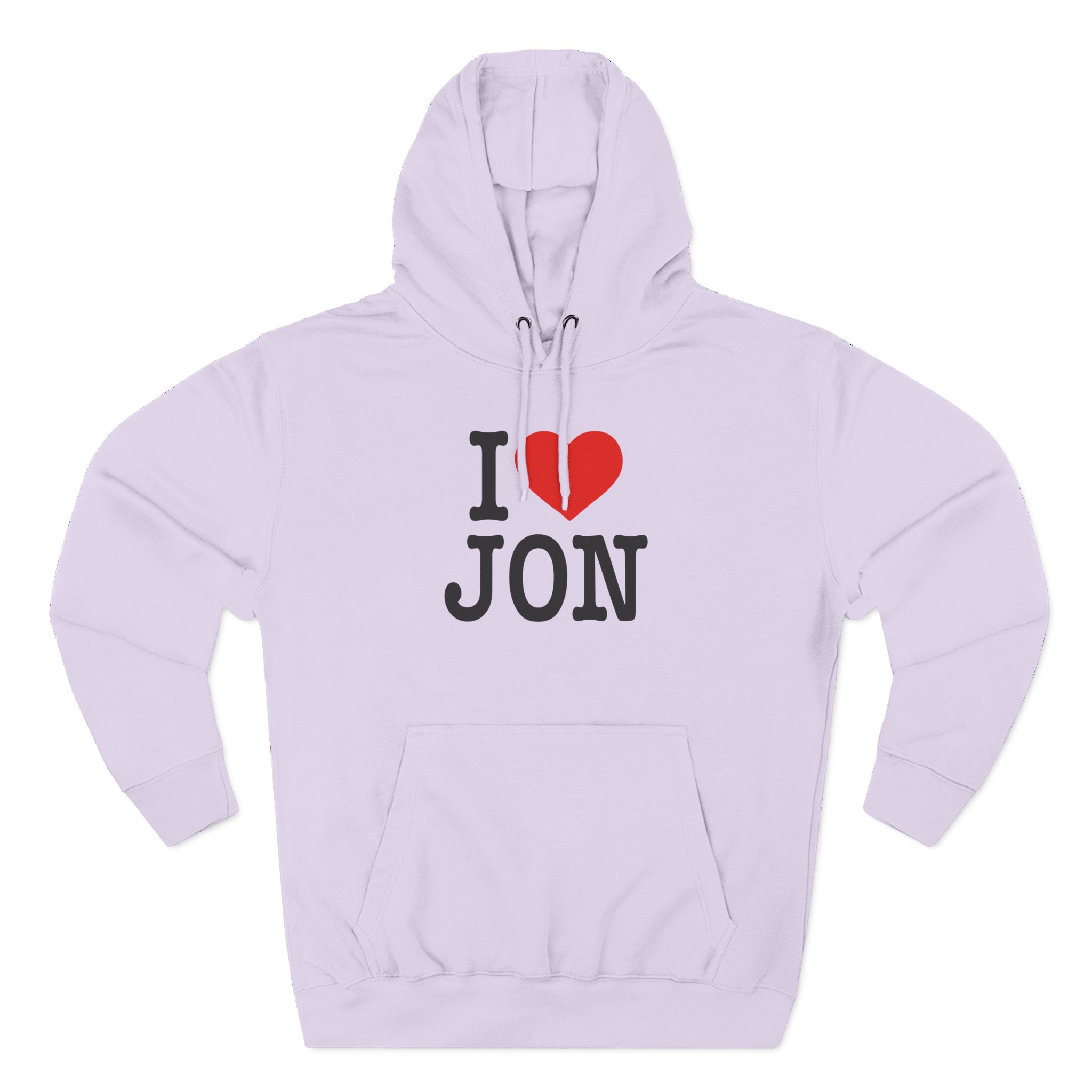 Jon Marianek I Love Jon Three-Panel Fleece Hoodie