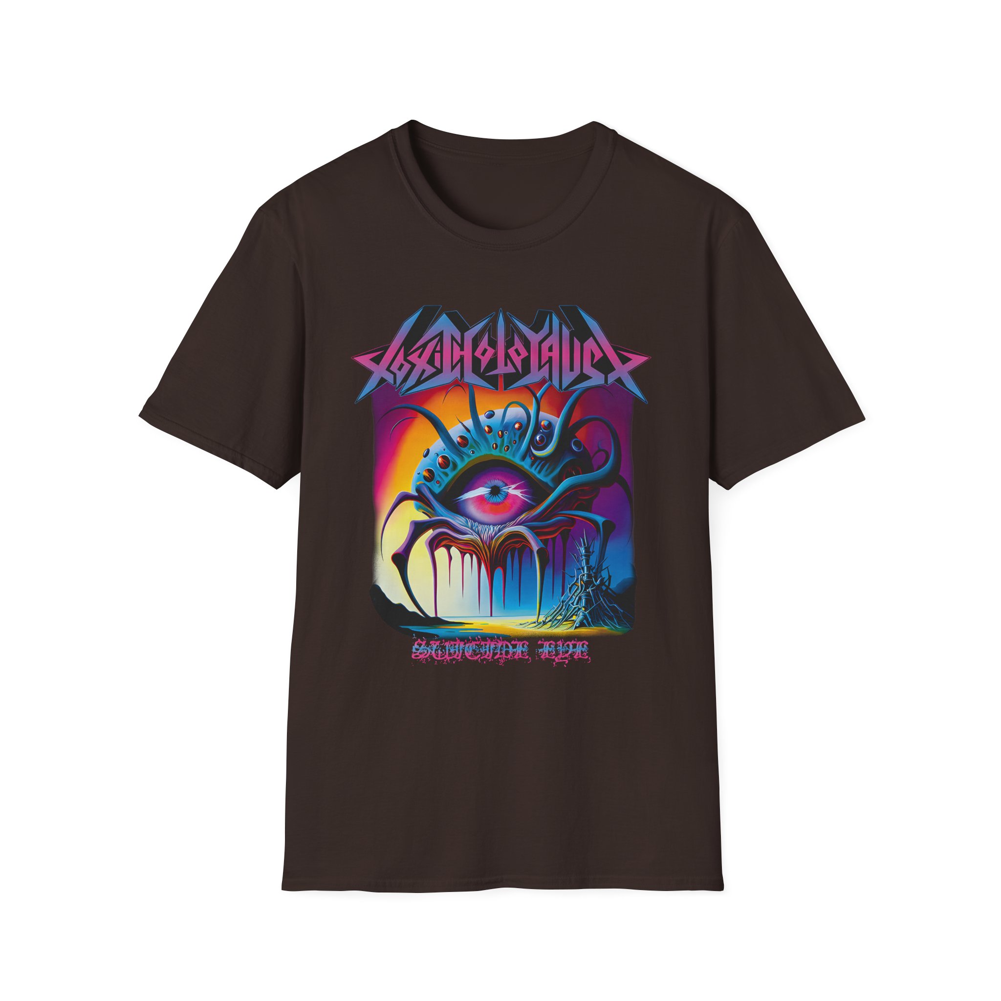 Toxic Holocaust Suicide Eye Unisex Softstyle T-Shirt