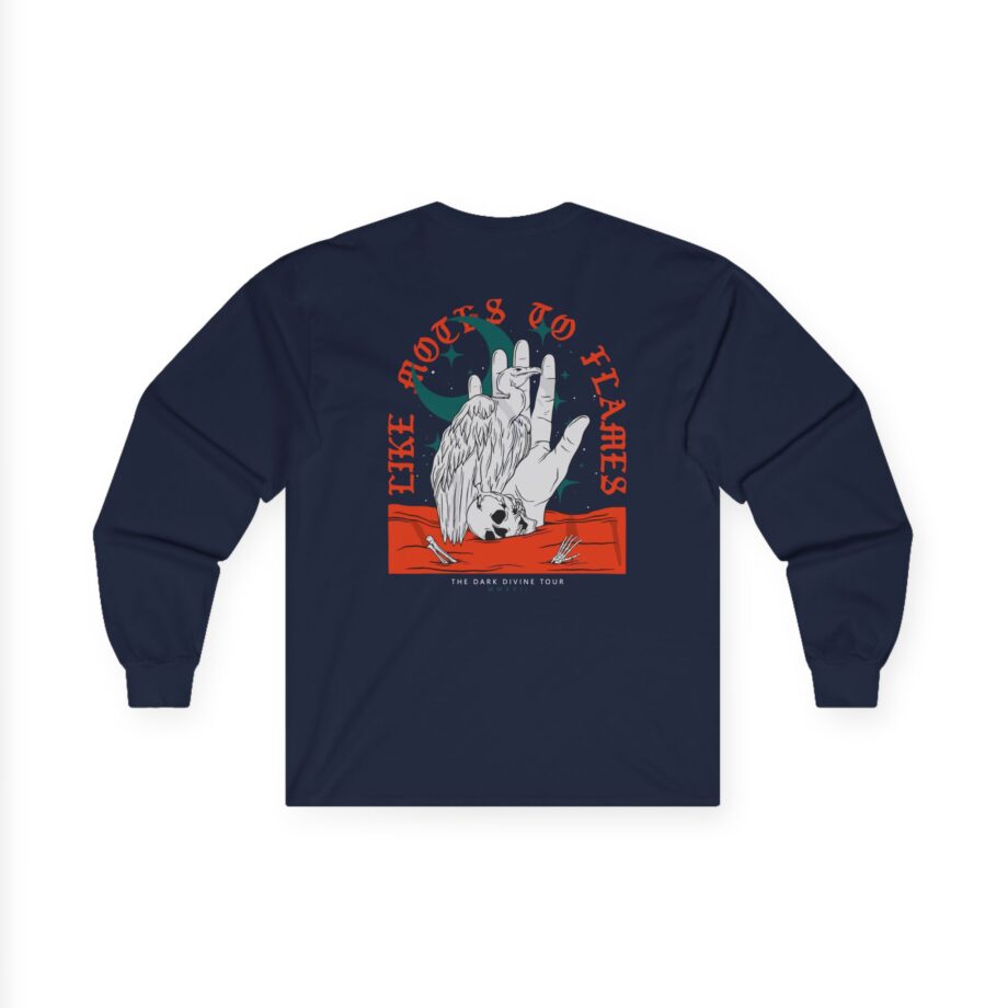 Like Moths to Flames the Dark Divine Tour Unisex Ultra Cotton Long Sleeve Tee