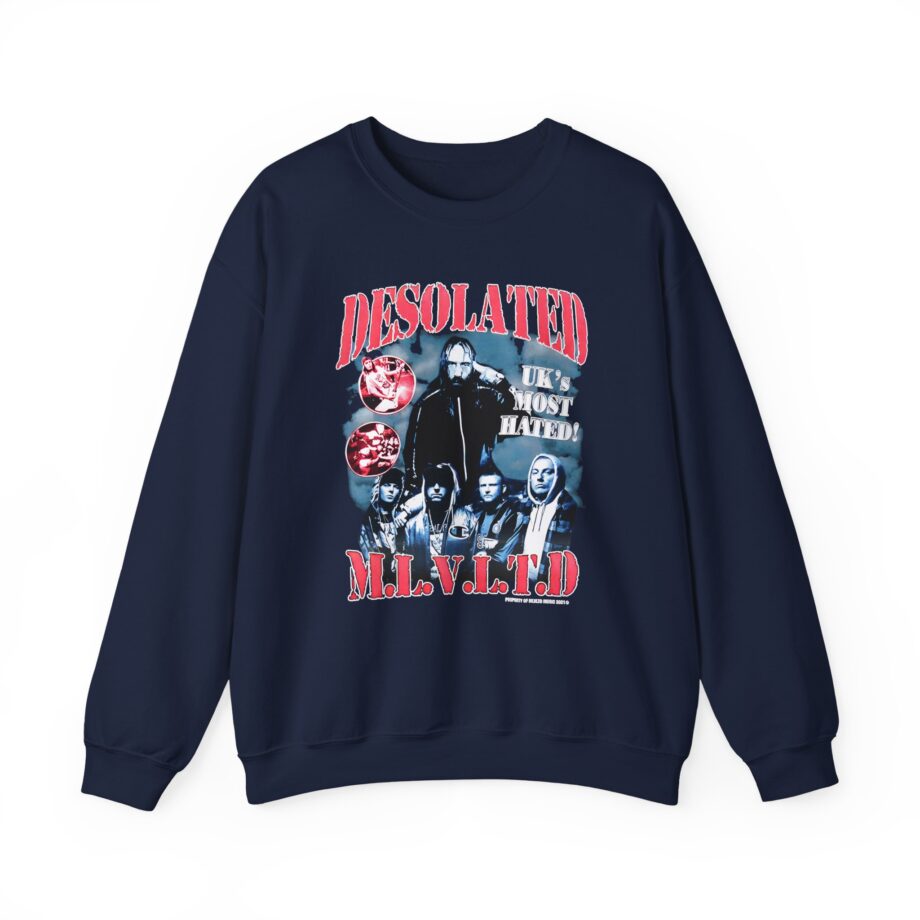 Desolated UK's Most Hated Unisex Heavy Blend™ Crewneck Sweatshirt