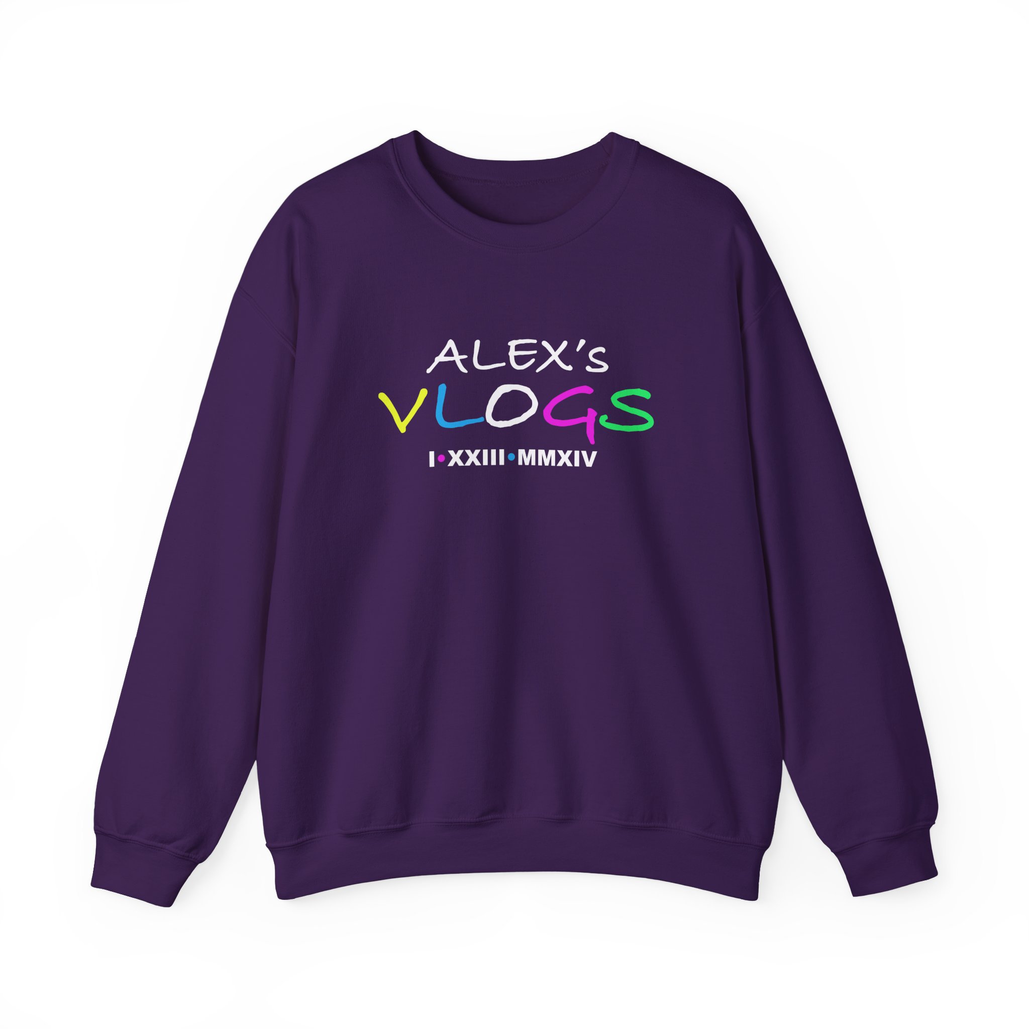 Alex Warren VLOGS Unisex Heavy Blendâ„¢ Crewneck Sweatshirt