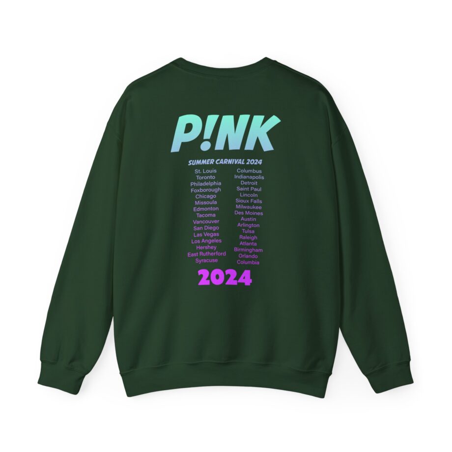 Pink Burst 2024 Tour Unisex Heavy Blend™ Crewneck Sweatshirt