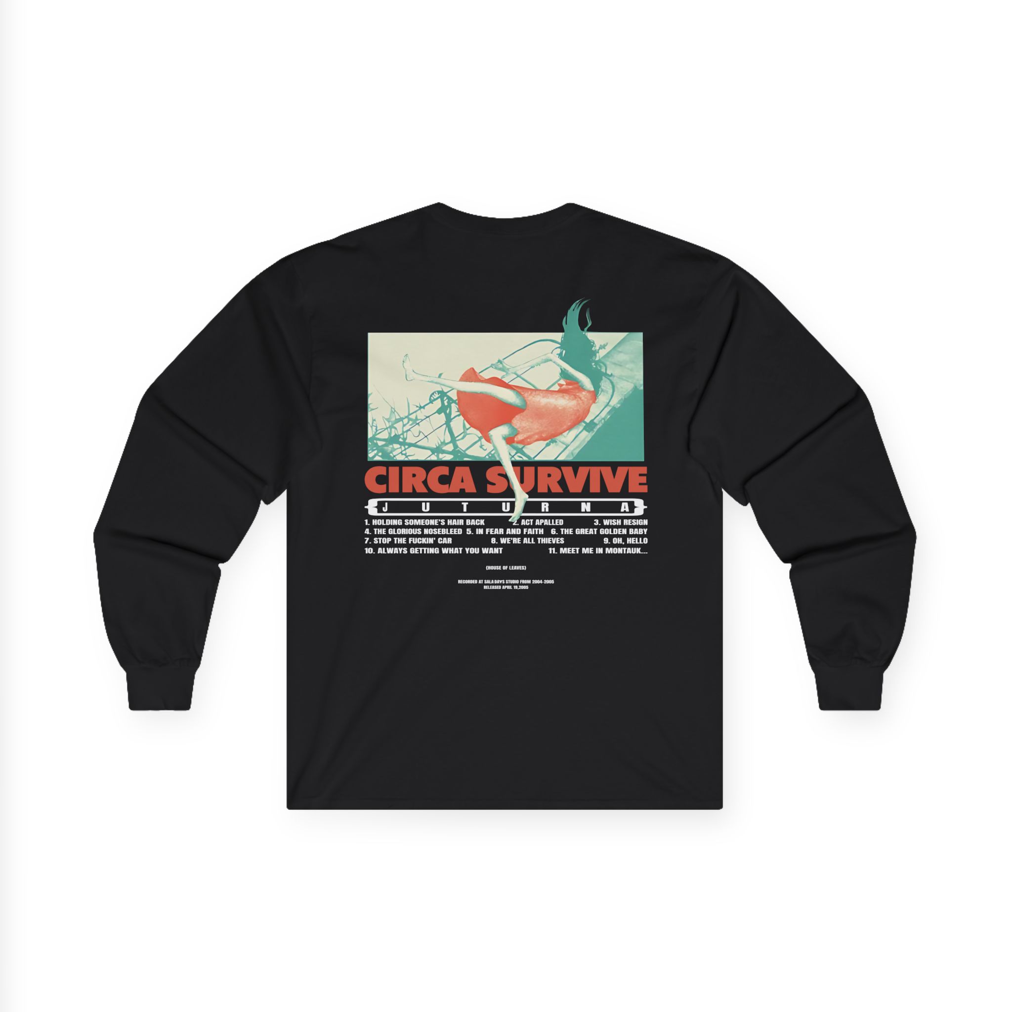 Circa Survive Juturna Tracklist Unisex Ultra Cotton Long Sleeve Tee