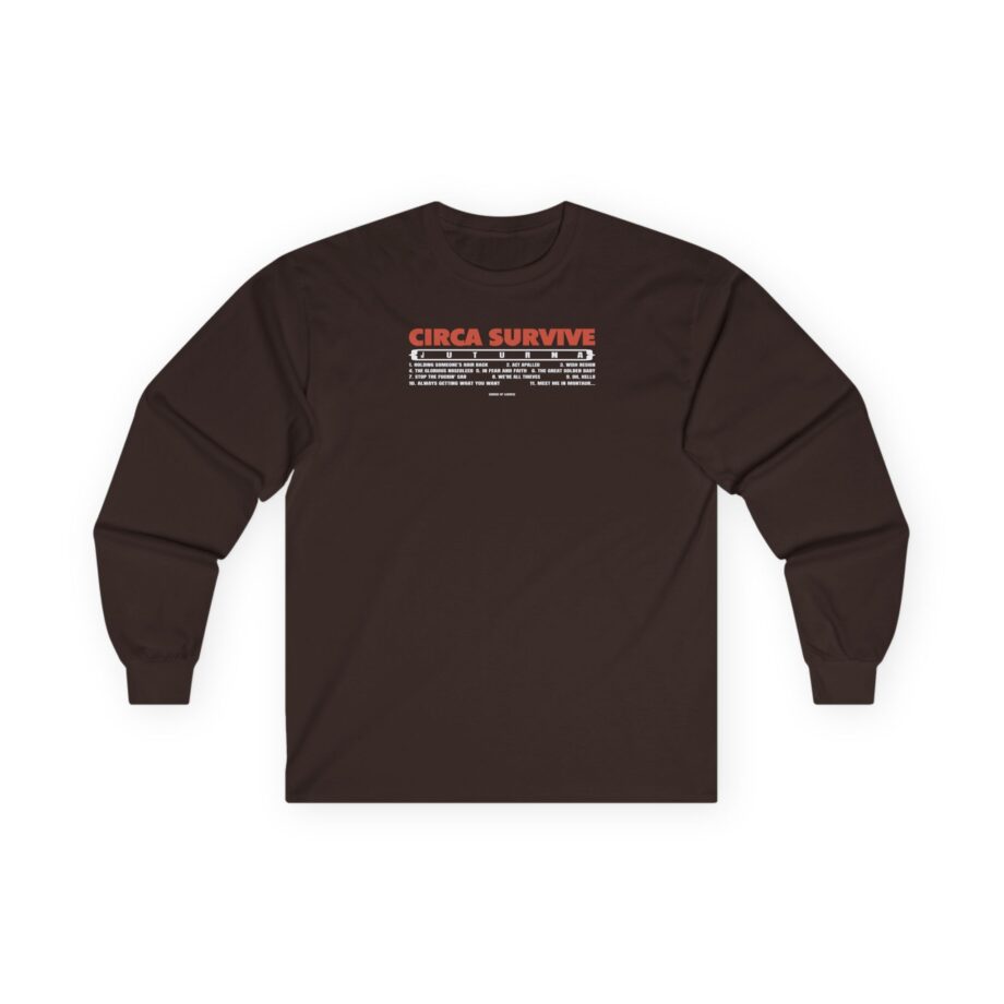 Circa Survive Juturna Tracklist Unisex Ultra Cotton Long Sleeve Tee