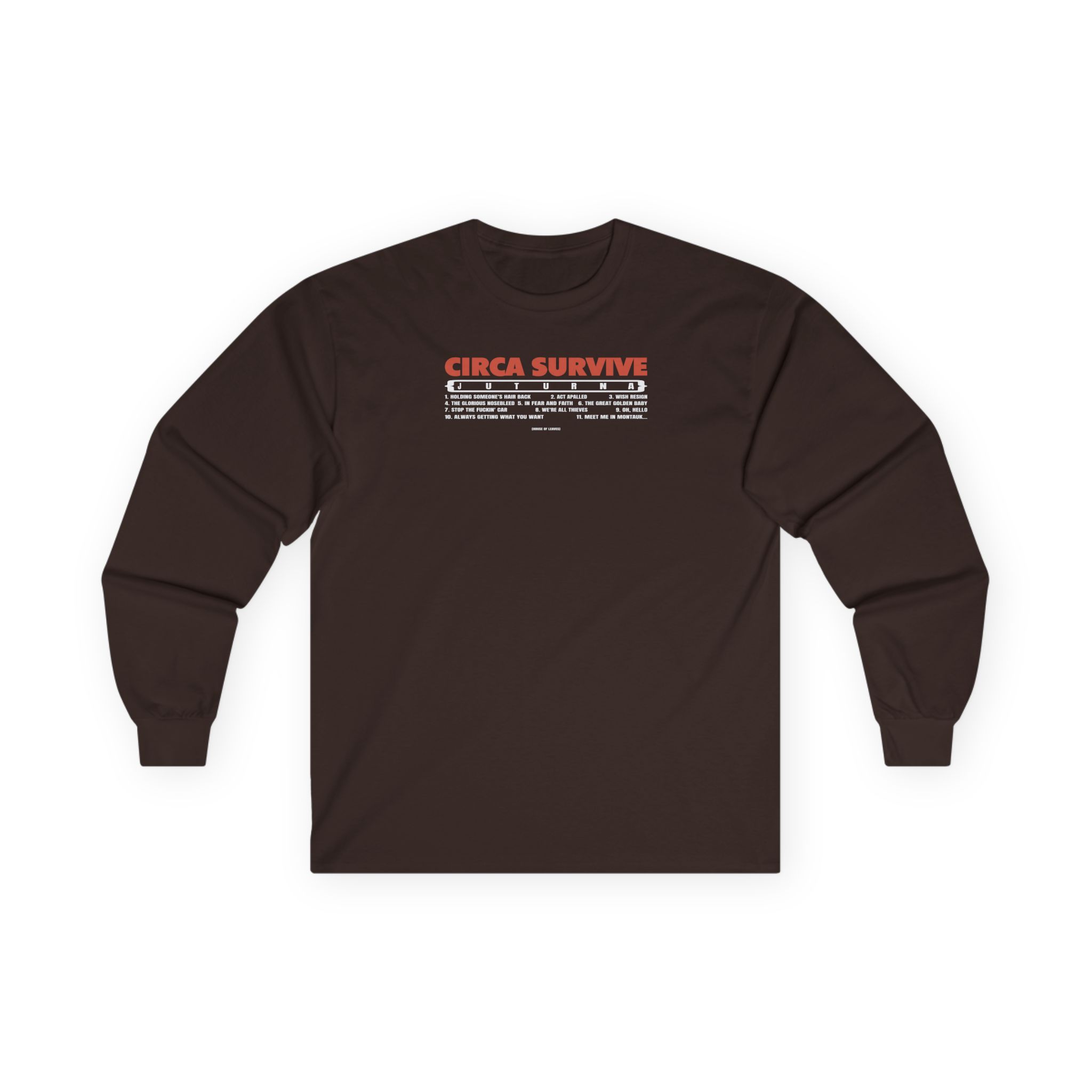 Circa Survive Juturna Tracklist Unisex Ultra Cotton Long Sleeve Tee