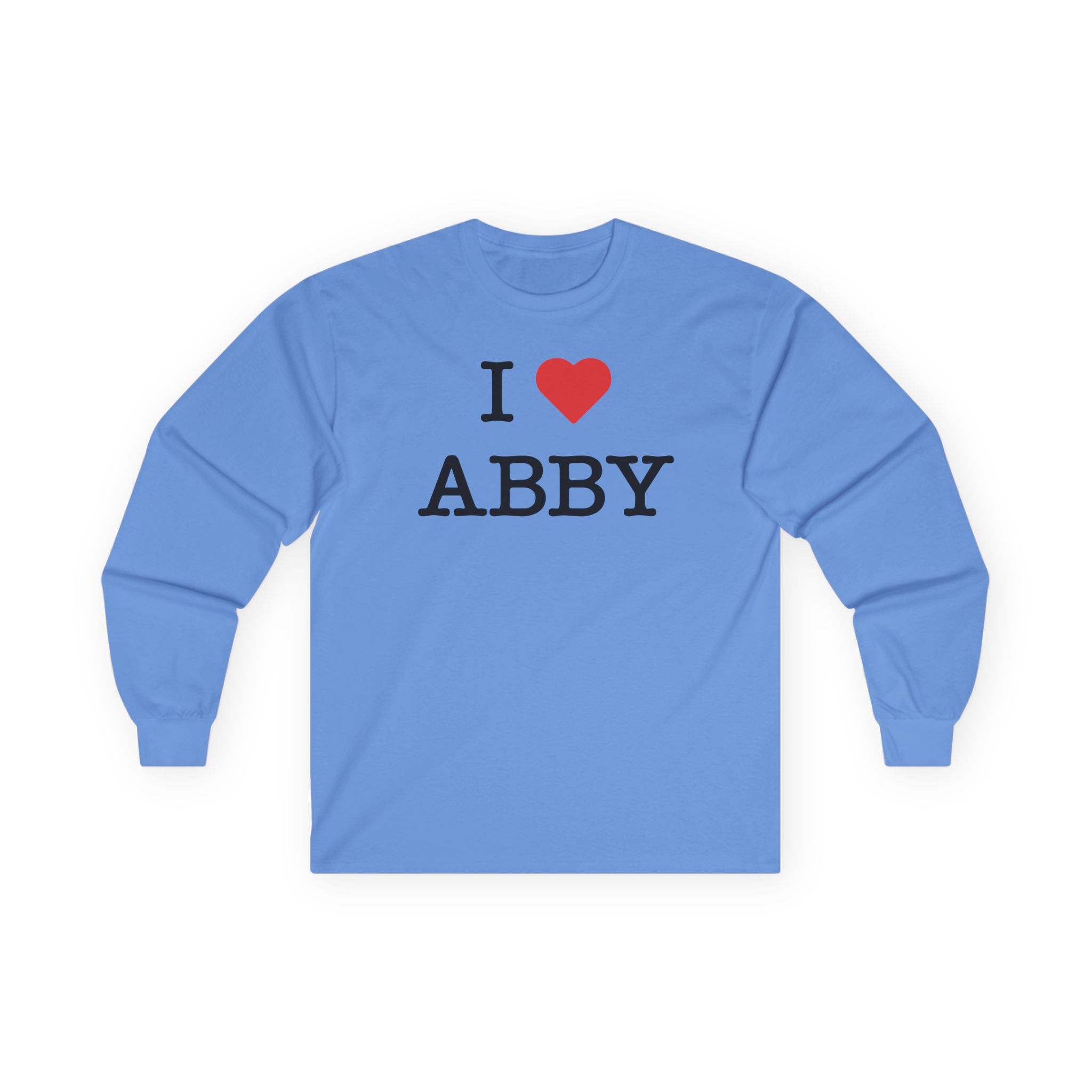 Jon Marianek I Love Abby Unisex Ultra Cotton Long Sleeve Tee