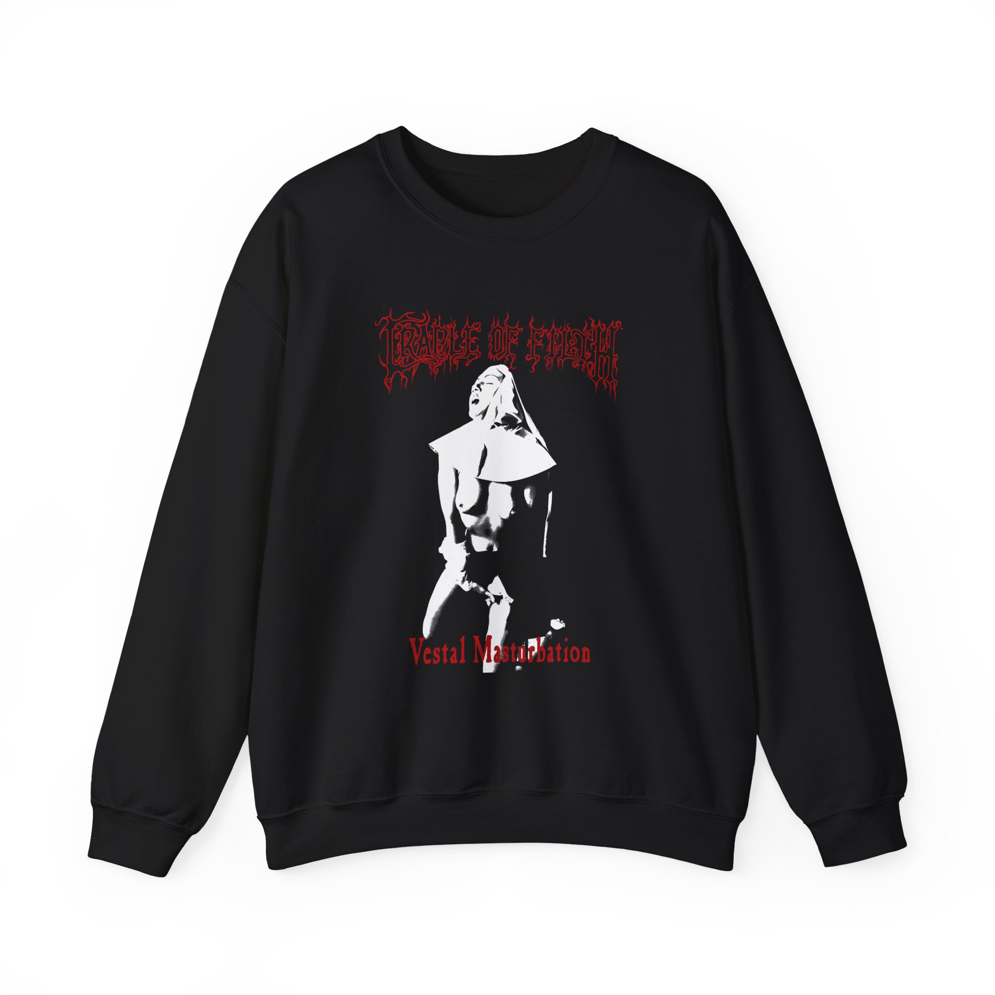 Cradle of Filth Vestal Masturbation Unisex Heavy Blendâ„¢ Crewneck Sweatshirt