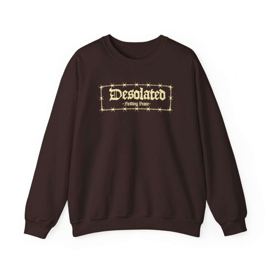 Desolated Finding Peace Unisex Heavy Blend™ Crewneck Sweatshirt