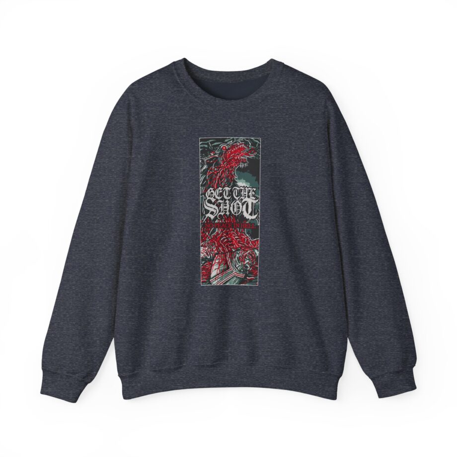 Get the Shot No Peace in Hell Unisex Heavy Blend™ Crewneck Sweatshirt