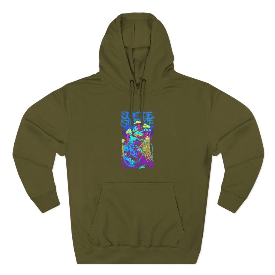 Suicide Silence Mushie Three-Panel Fleece Hoodie