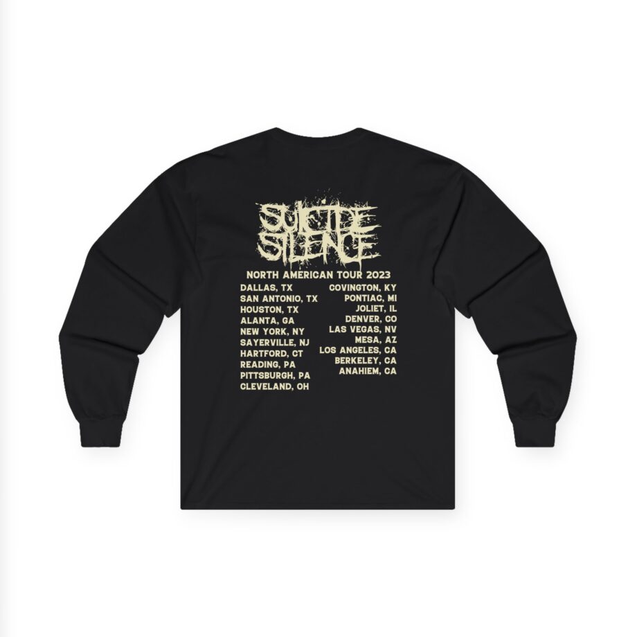 Suicide Silence Rymd Cover Tour 2023 Unisex Ultra Cotton Long Sleeve Tee