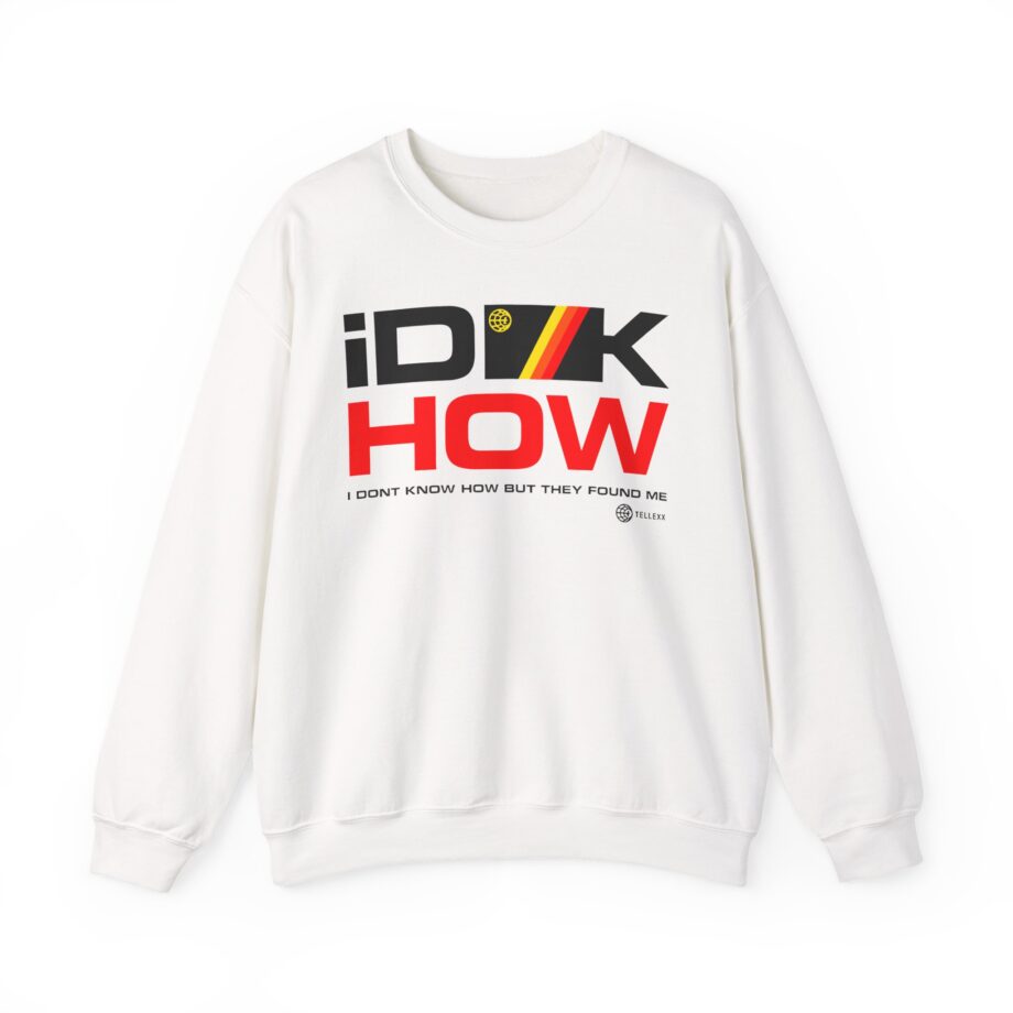 iDKHOW Striped Box Gold Unisex Heavy Blend™ Crewneck Sweatshirt