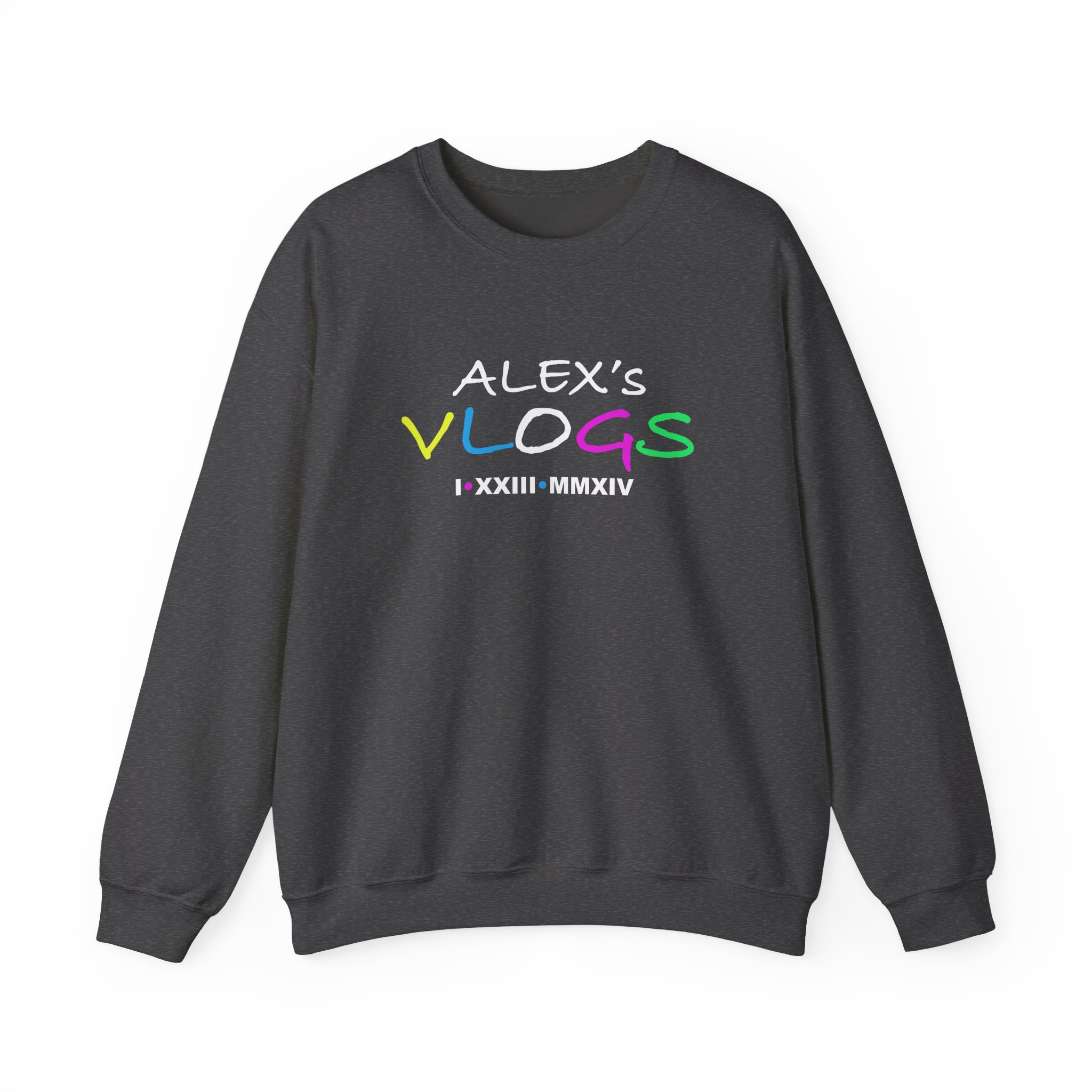 Alex Warren VLOGS Unisex Heavy Blendâ„¢ Crewneck Sweatshirt