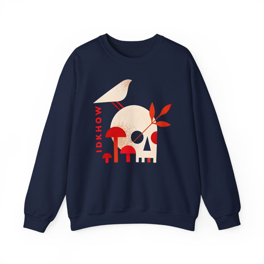 iDKHOW Skull Mushroom Unisex Heavy Blend™ Crewneck Sweatshirt