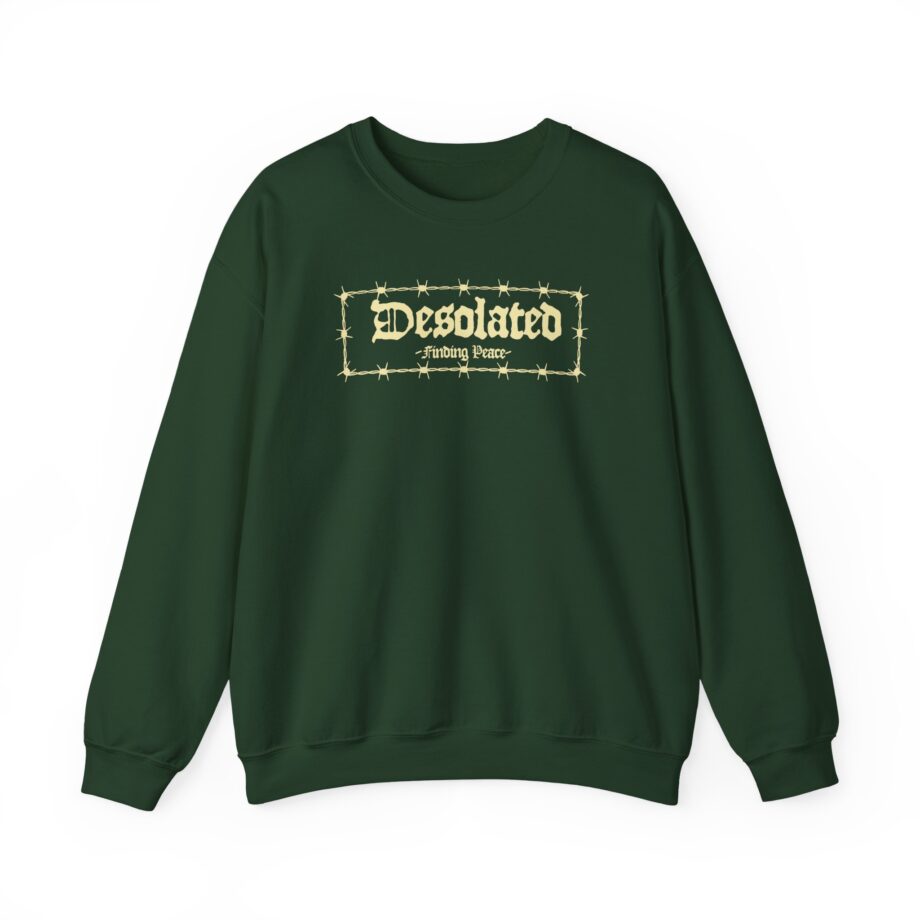 Desolated Finding Peace Unisex Heavy Blend™ Crewneck Sweatshirt