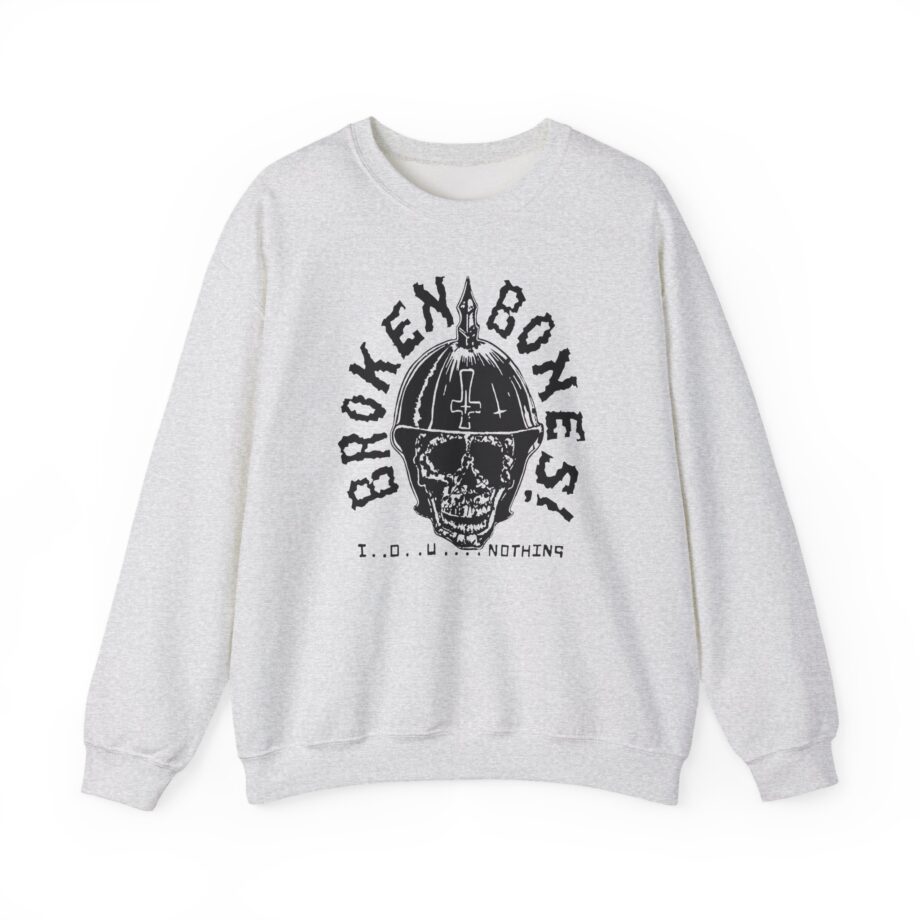 Broken Bones IOU Nothing Unisex Heavy Blend Crewneck Sweatshirt
