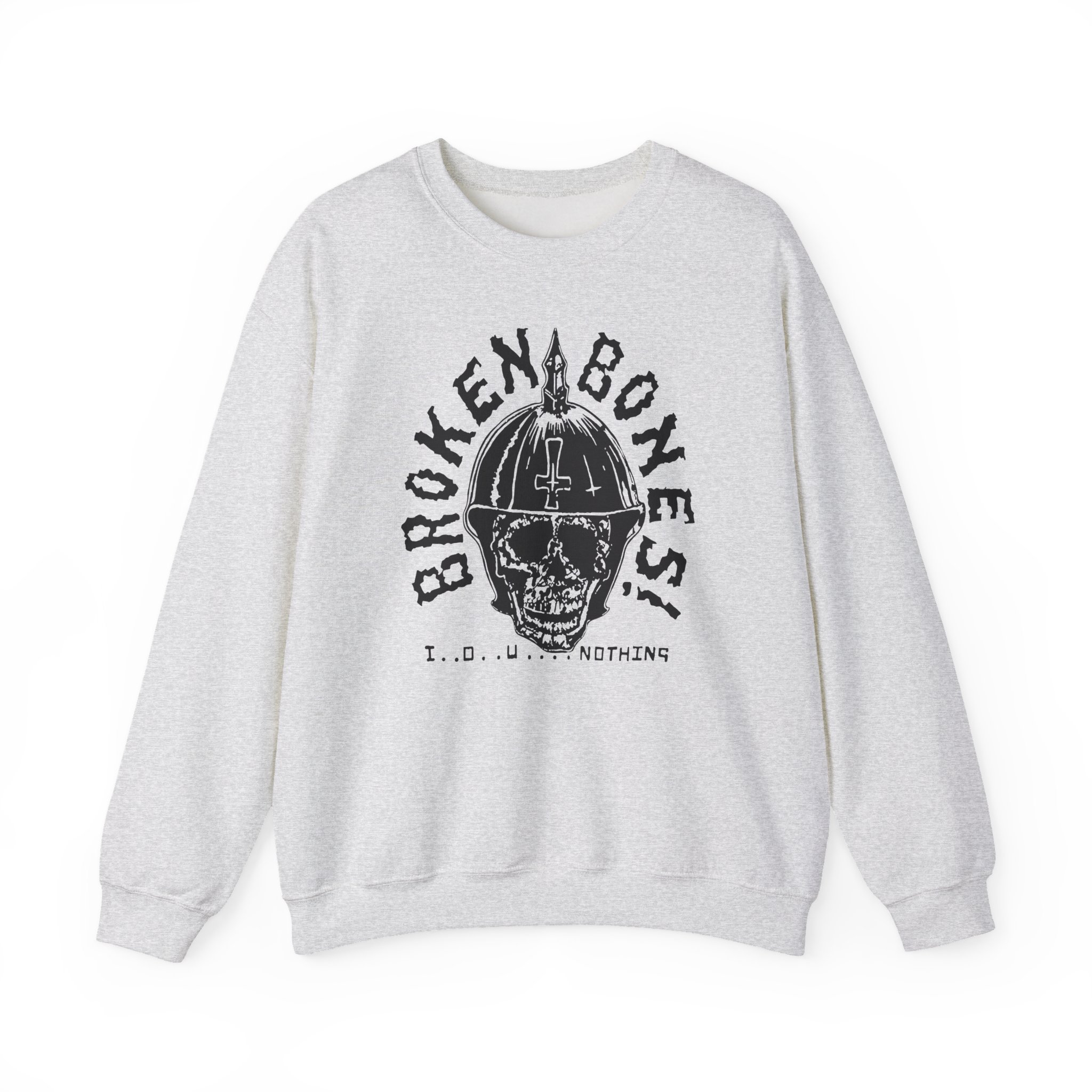 Broken Bones IOU Nothing Unisex Heavy Blend Crewneck Sweatshirt
