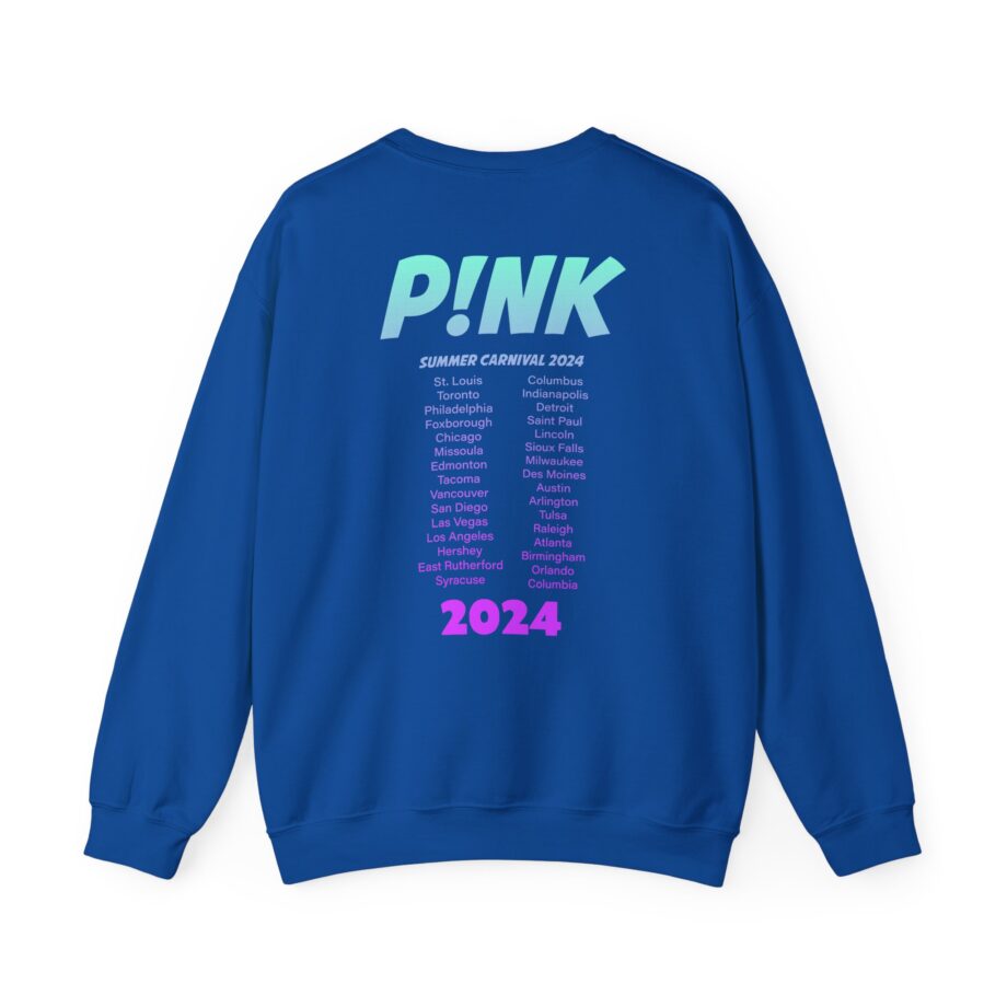 Pink Burst 2024 Tour Unisex Heavy Blend™ Crewneck Sweatshirt