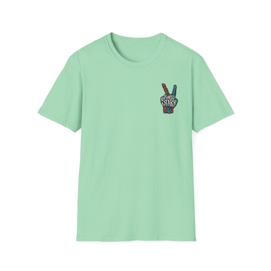 Ringo Starr Peace Illustration Unisex Softstyle T-Shirt