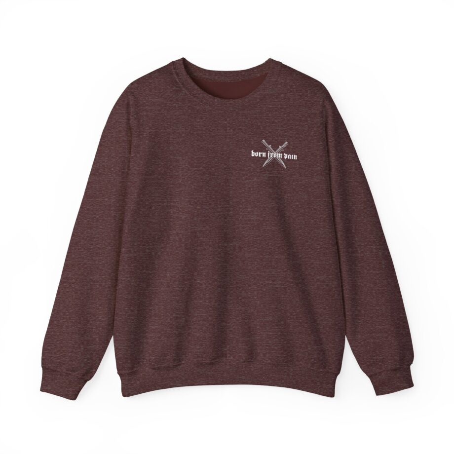 Born From Pain Live Forever Unisex Heavy Blend™ Crewneck Sweatshirt