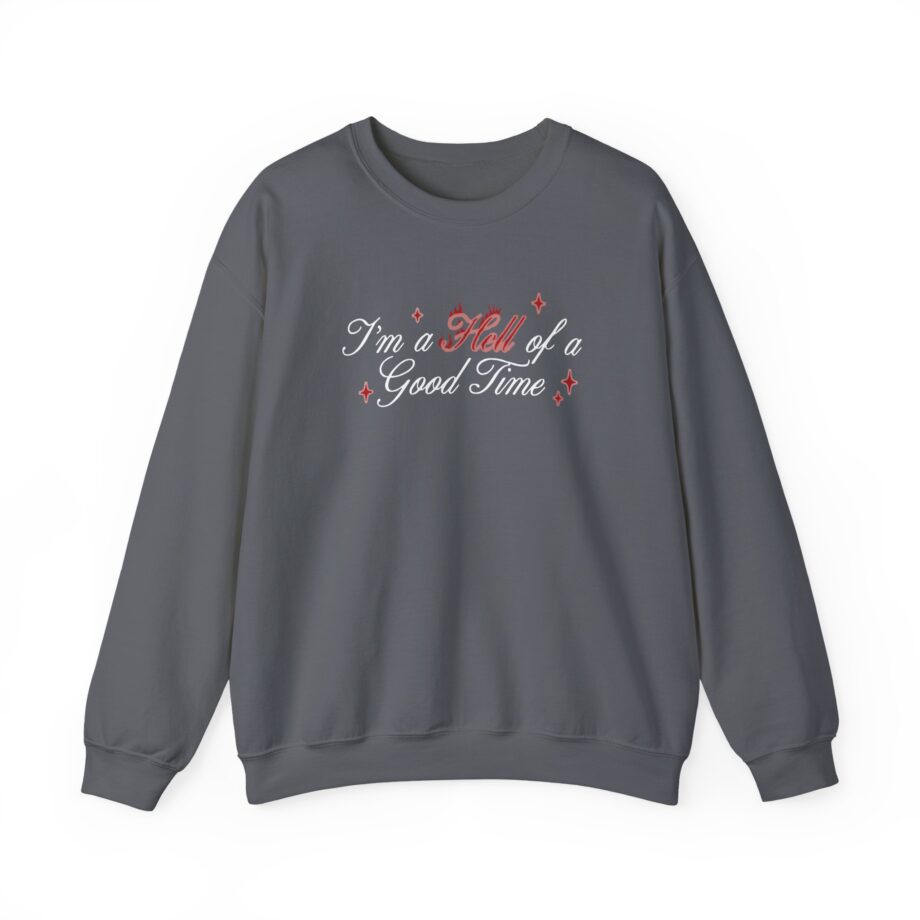 Haiden Henderson Hell of a Good Time Baby Unisex Heavy Blend™ Crewneck Sweatshirt