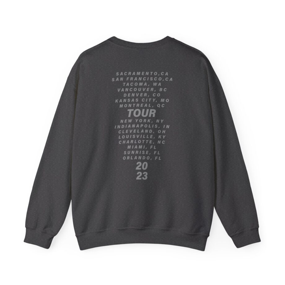 P!nk Trustfall Charcoal Unisex Heavy Blend™ Crewneck Sweatshirt