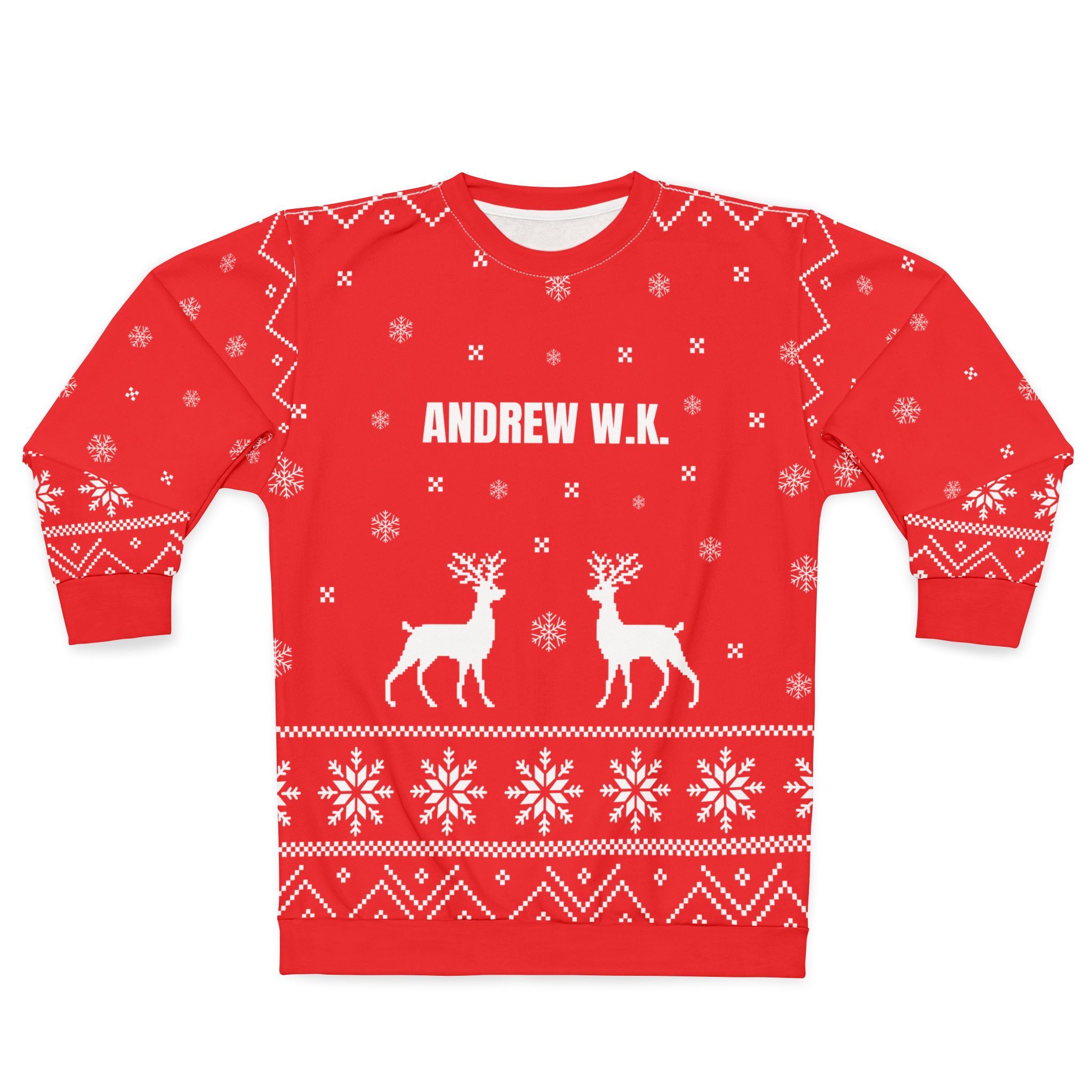Andrew WK Unisex Sweatshirt (AOP)