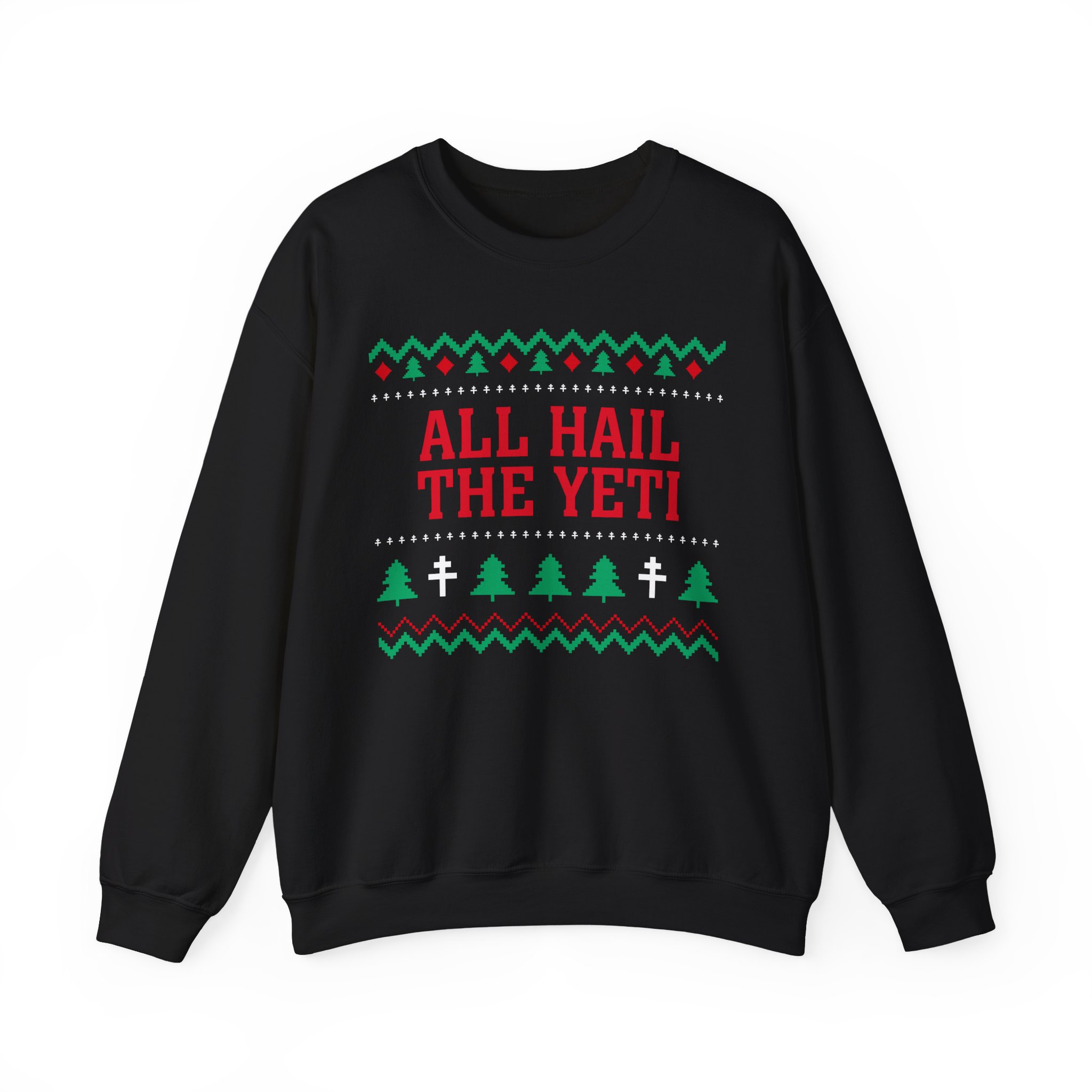 All Hail the Yeti Unisex Heavy Blendâ„¢ Crewneck Sweatshirt