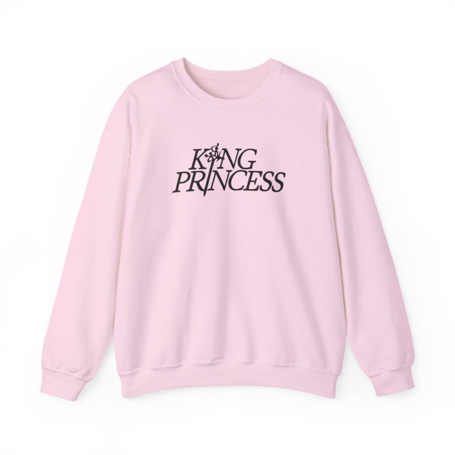 King Princess logo Unisex Heavy Blend™ Crewneck Sweatshirt