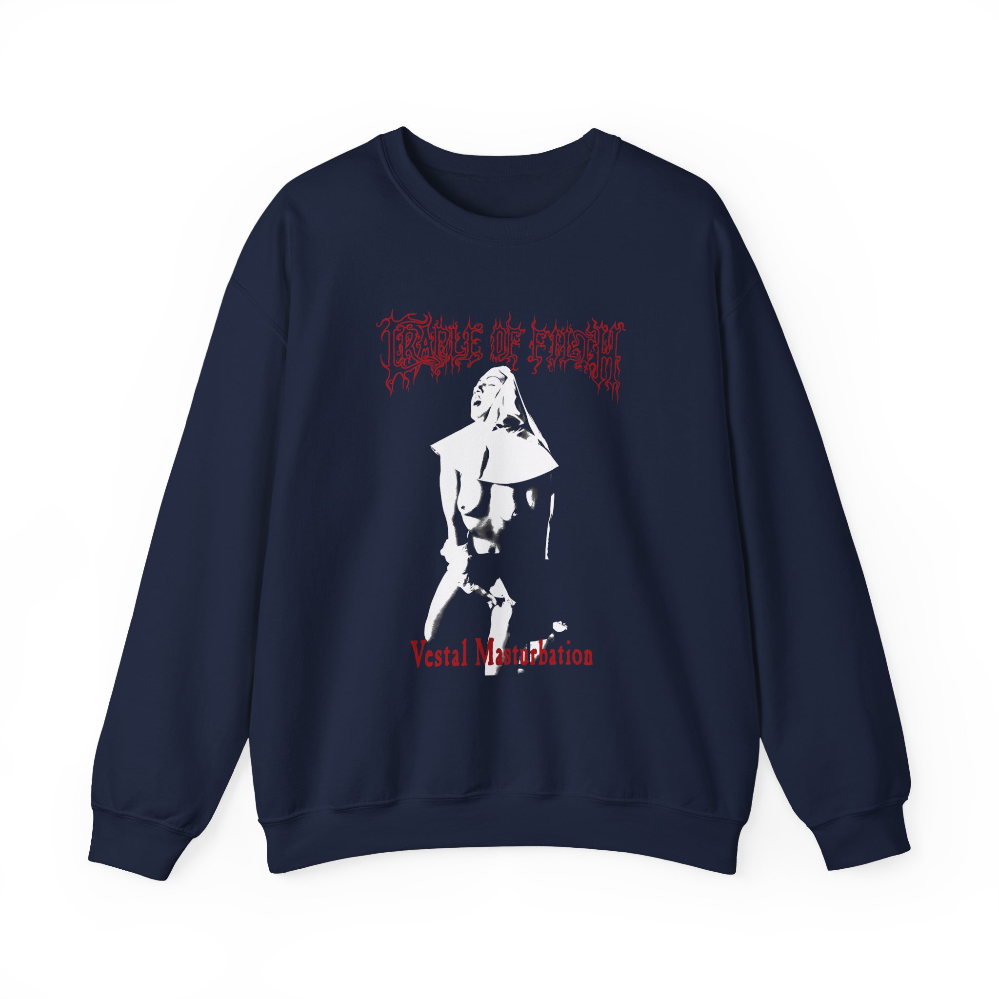 Cradle of Filth Vestal Masturbation Unisex Heavy Blendâ„¢ Crewneck Sweatshirt