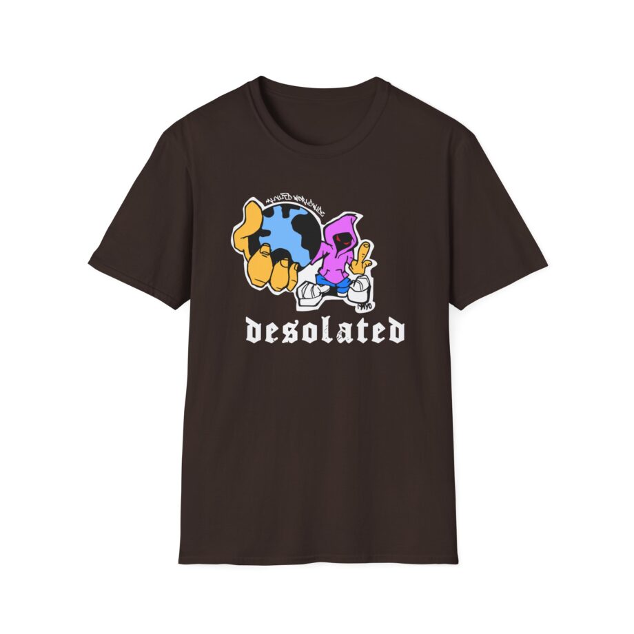 Desolated Globe Unisex Softstyle T-Shirt
