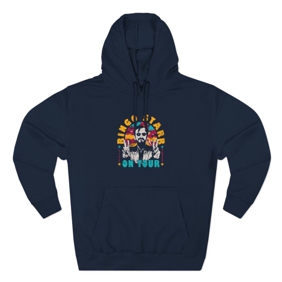 Ringo Starr Ringo on Tour Photo Three-Panel Fleece Hoodie
