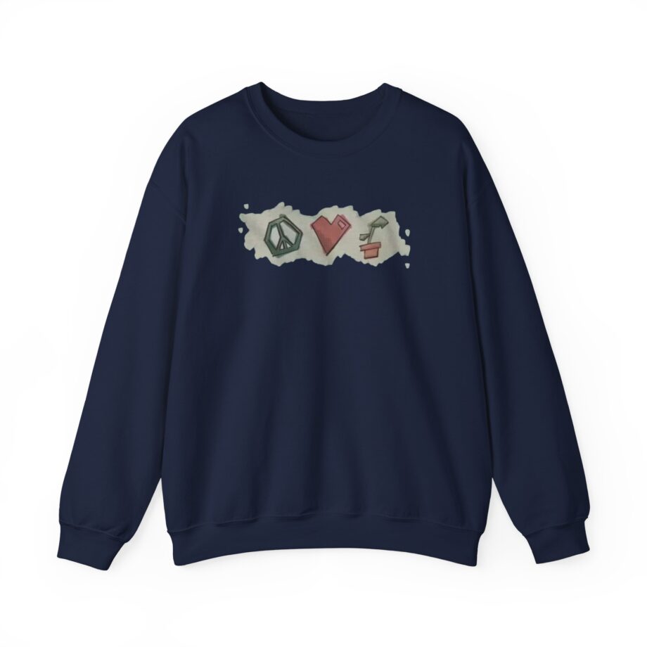 Mumbo Jumbo Peace, Love and Plants Unisex Heavy Blend™ Crewneck Sweatshirt