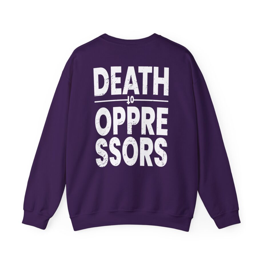 Get the Shot Death to Oppressors Unisex Heavy Blend™ Crewneck Sweatshirt