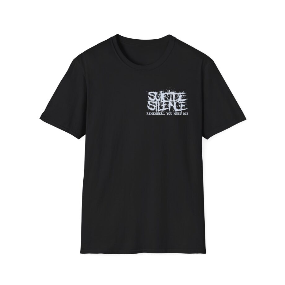 Suicide Silence Rymd Snake Skull Unisex Softstyle T-Shirt