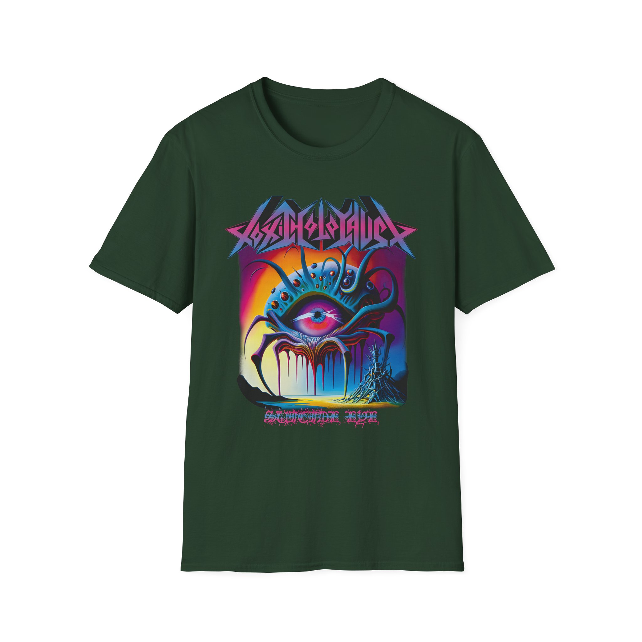 Toxic Holocaust Suicide Eye Unisex Softstyle T-Shirt