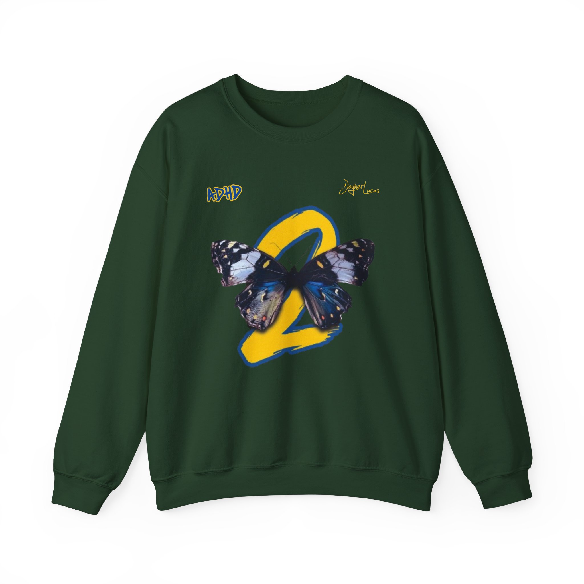Joyner Lucas 2 Butterfly Unisex Heavy Blendâ„¢ Crewneck Sweatshirt