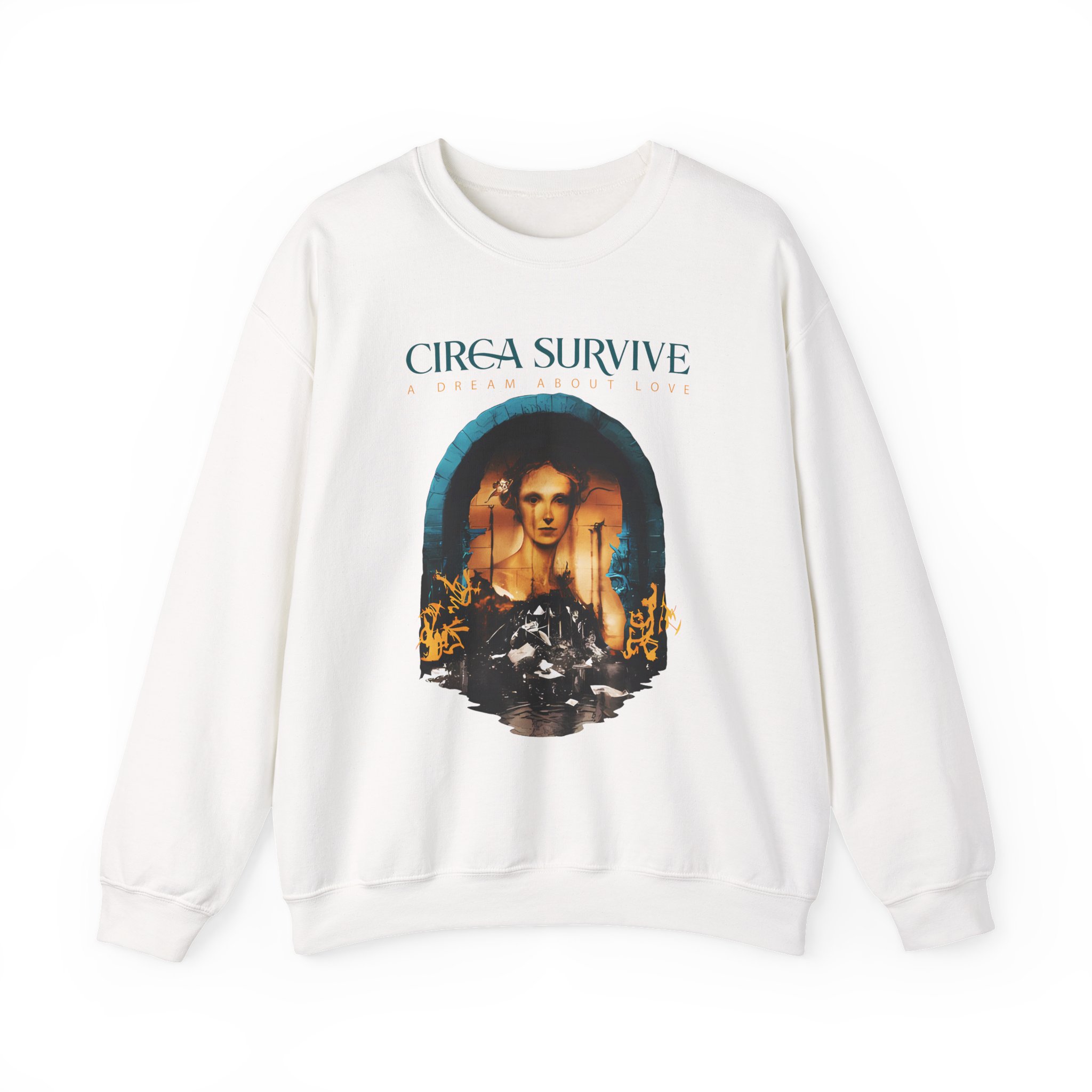 Circa Survive ADAL Cover Unisex Heavy Blendâ„¢ Crewneck Sweatshirt